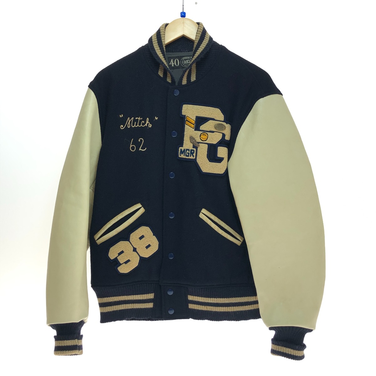 楽天市場】□□【中古】WHITES VILLE ホワイツビル スタジャン Mitch