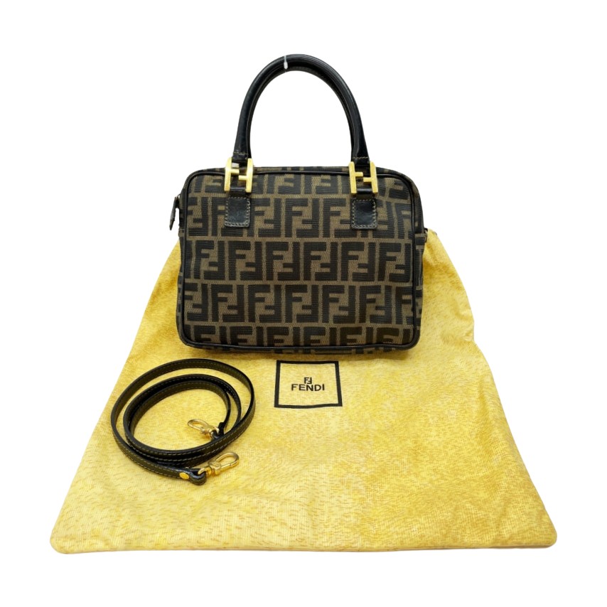 楽天市場】◇◇【中古】FENDI フェンディ ズッカ ハンドバッグ