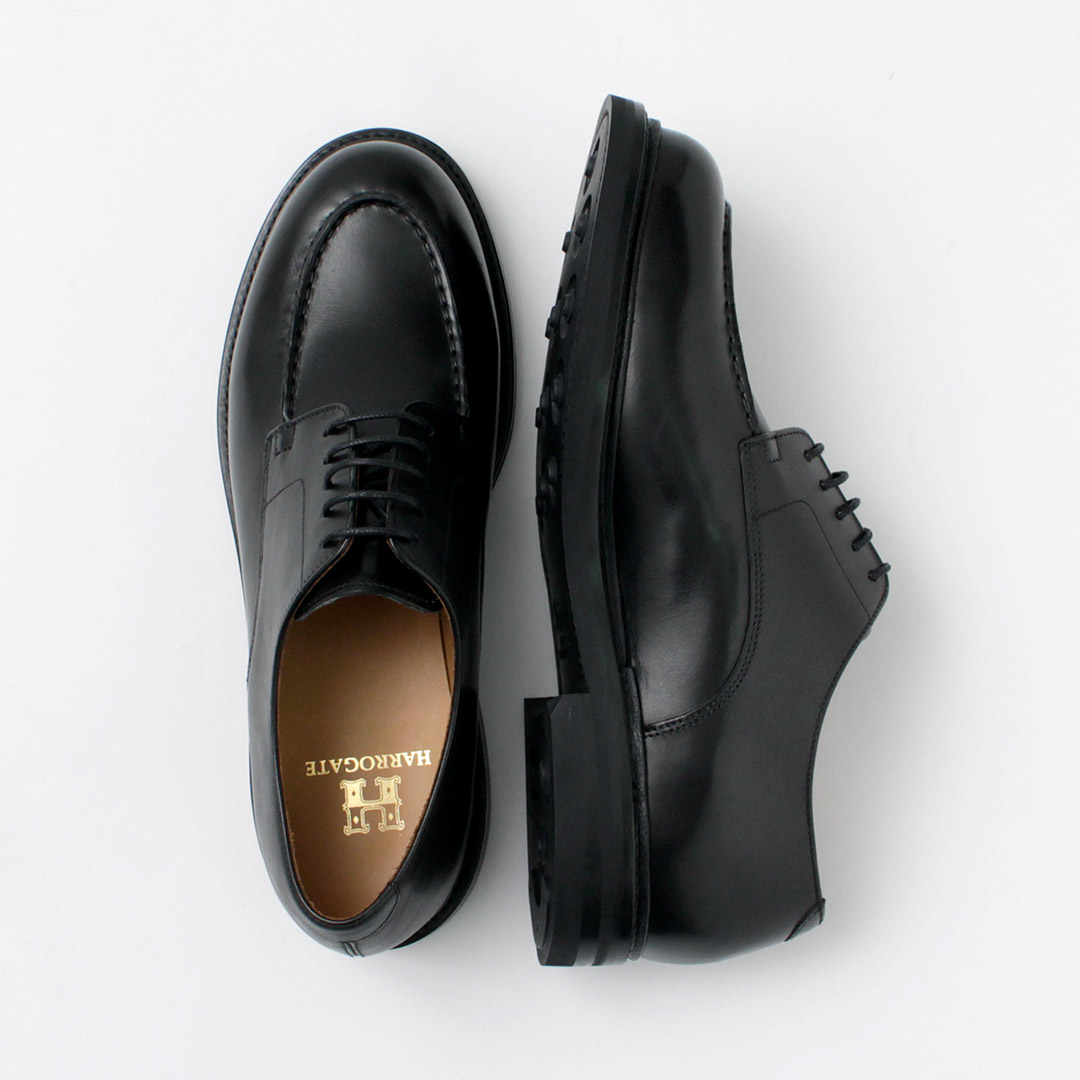 楽天市場】HARROGATE（ハロゲイト） Uチップ レザーシューズ / 革靴
