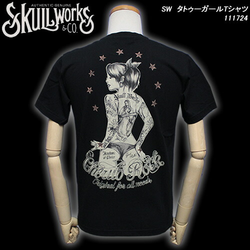 楽天市場】SKULL WORKSスカルワークス◇SW タトゥーガールTシャツ