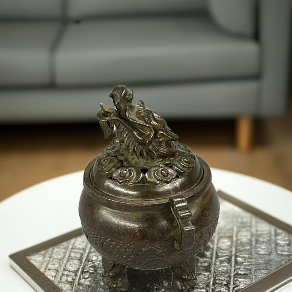 楽天市場】銅製龍頭香炉 大【Y4-7】【送料無料】（沖縄700円