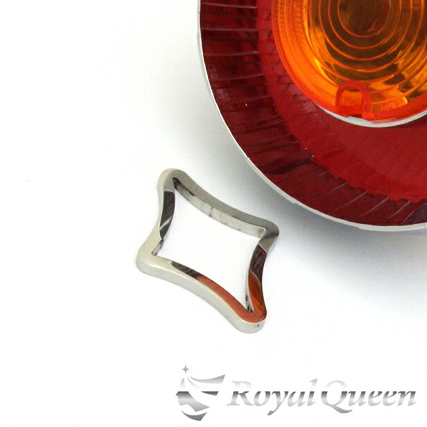 楽天市場】【送料無料】【ステンレス飾り ダイヤ型（1）10個】ひし形