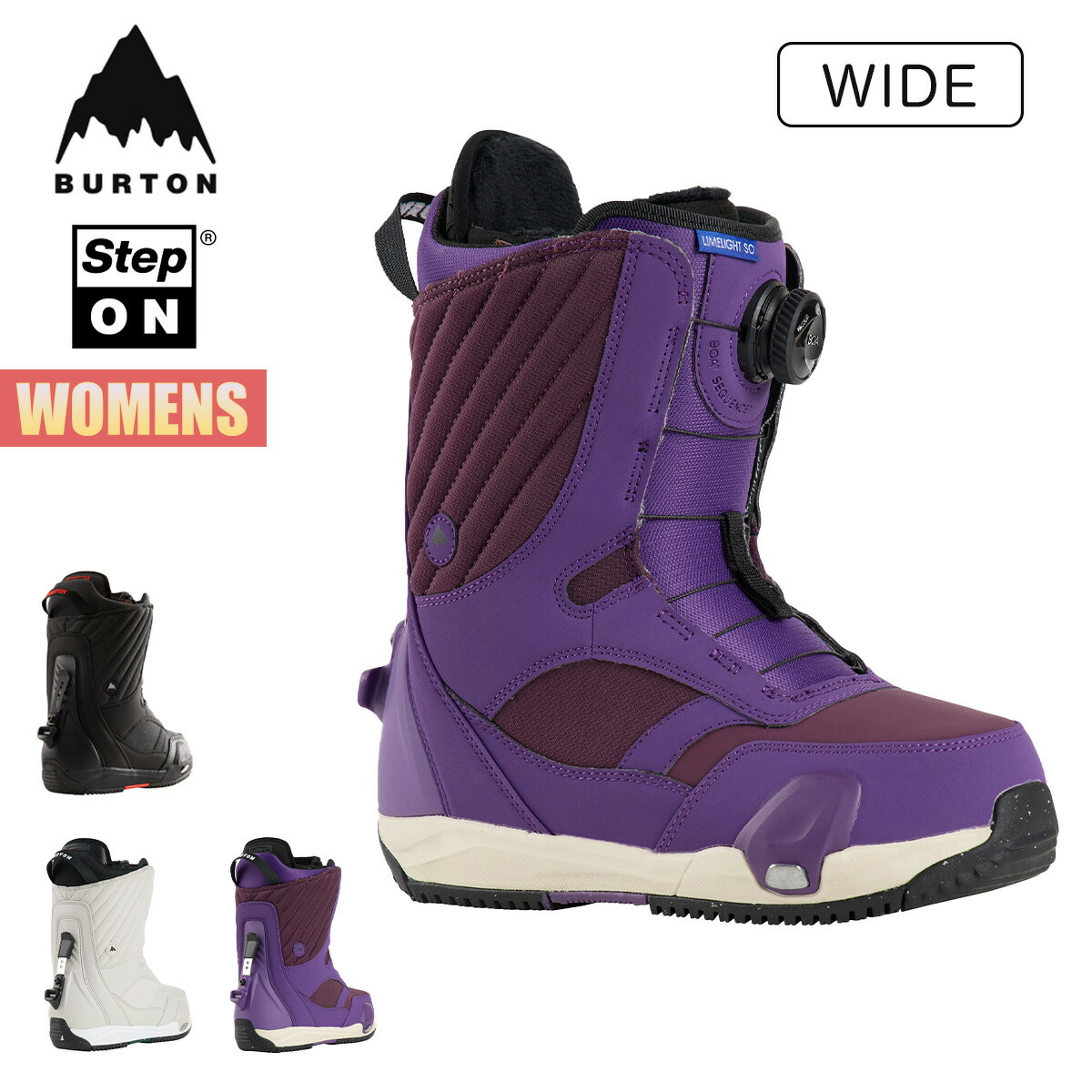 BURTON ミニグロム スノーボードブーツ ブラック15.5〜16.5センチ たじ