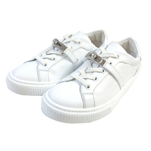 楽天市場】≪Brand new≫ HERMES DAY Leather Sneaker White SPVD