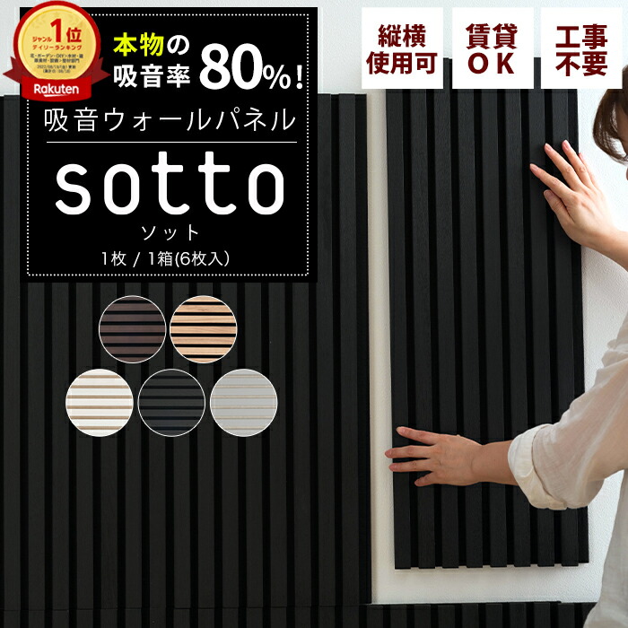 楽天市場】[スーパーセール10％OFF!]吸音材 吸音パネル 80×30cm 1枚
