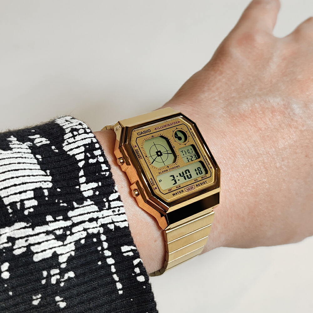 楽天市場】CASIO “CLASSIC” 国内正規品カシオ A130WEG-9AJF ゴールド