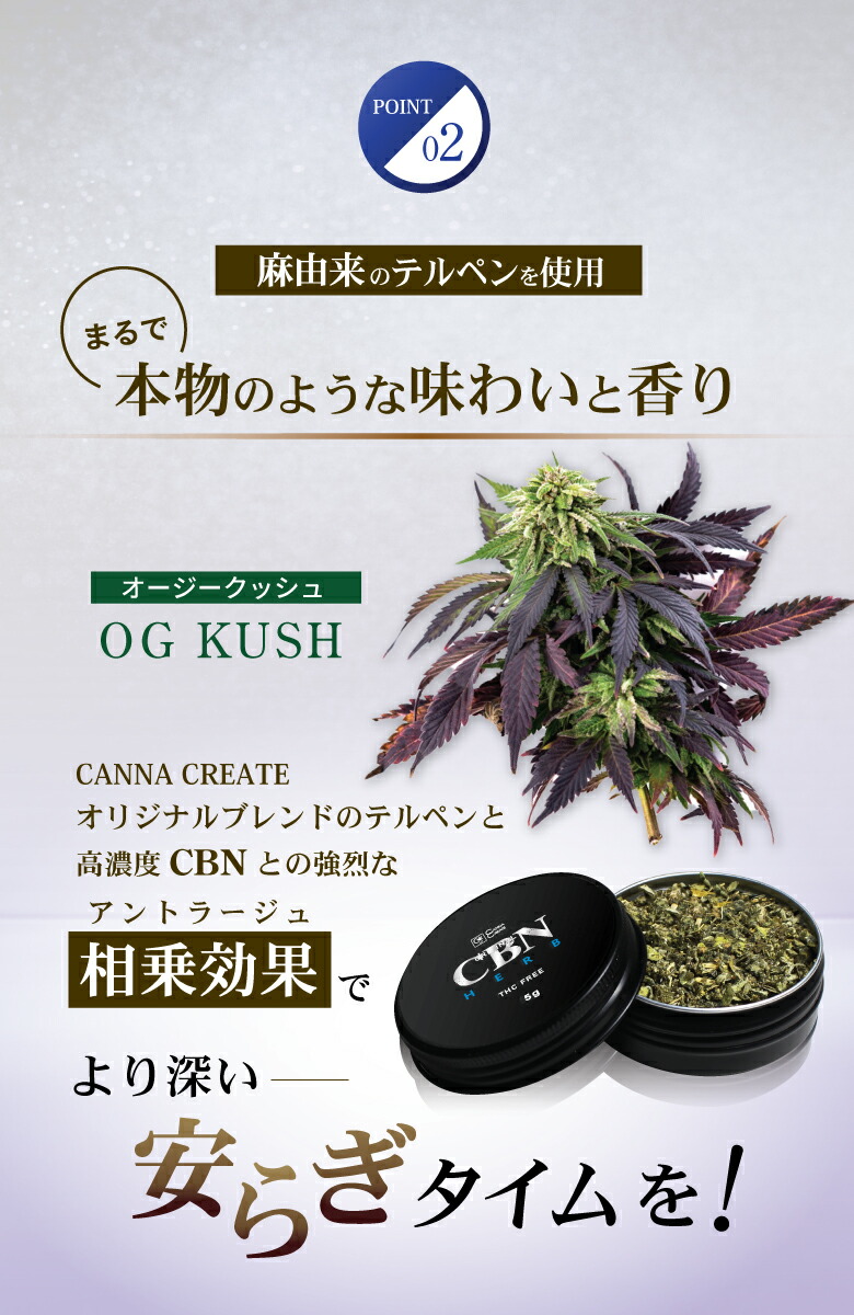 楽天市場】【楽天1位】CBN ハーブ 5g 2200mg 高濃度 15g 6600mg CBN