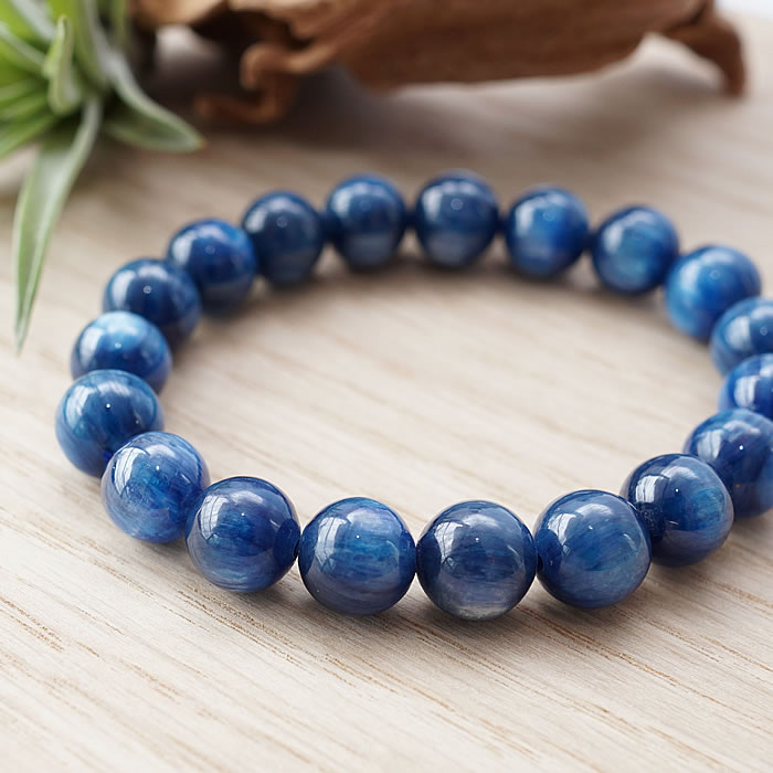 楽天市場】【数量限定】【美色】カイヤナイト AAA 10mm ブレスレット