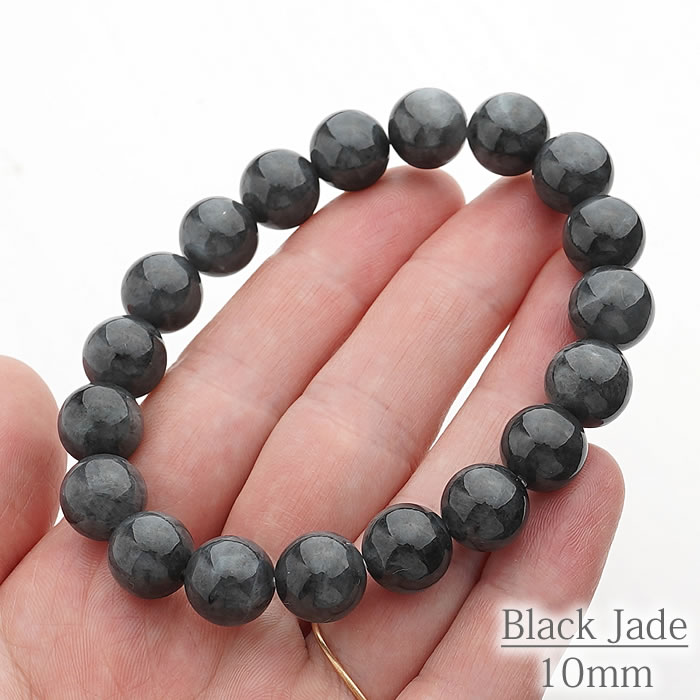 ✳お値段最安値‼️ 本物ブレスレット 糸魚川翡翠棗型&黒平スモーキー