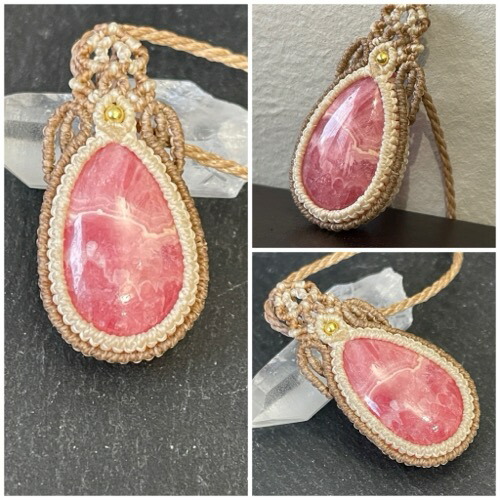 楽天市場】ロードクロサイト（ペルー産） インカローズ マクラメ