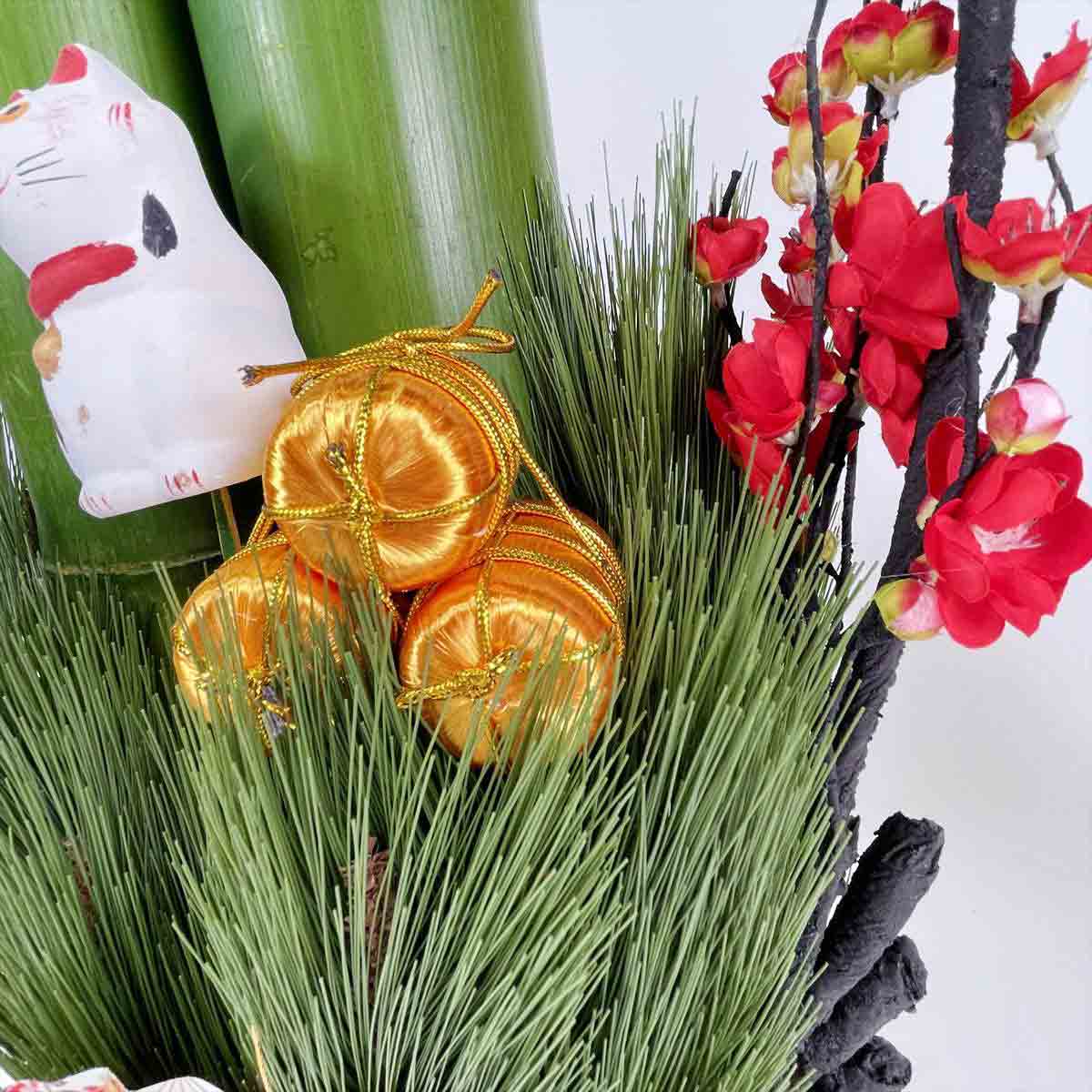 楽天市場】【5%OFFクーポン有り！2月25日限り】【天然竹使用】彩竹門松