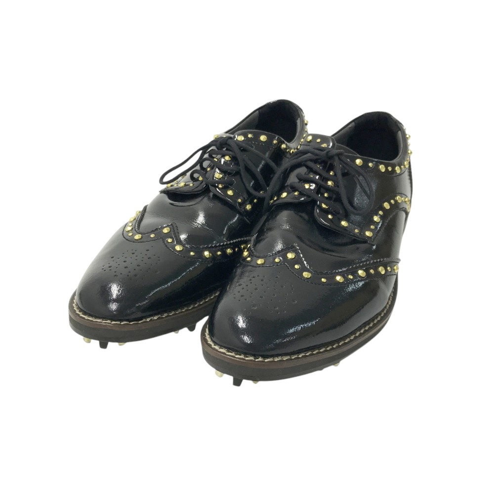 新品 セントアンドリュース スタッズ シューズ 定価37400円 ブラック M