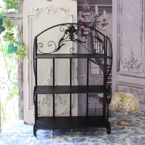 楽天市場】アイアン製 3段 シェルフ アンティーク調 アイアンラック