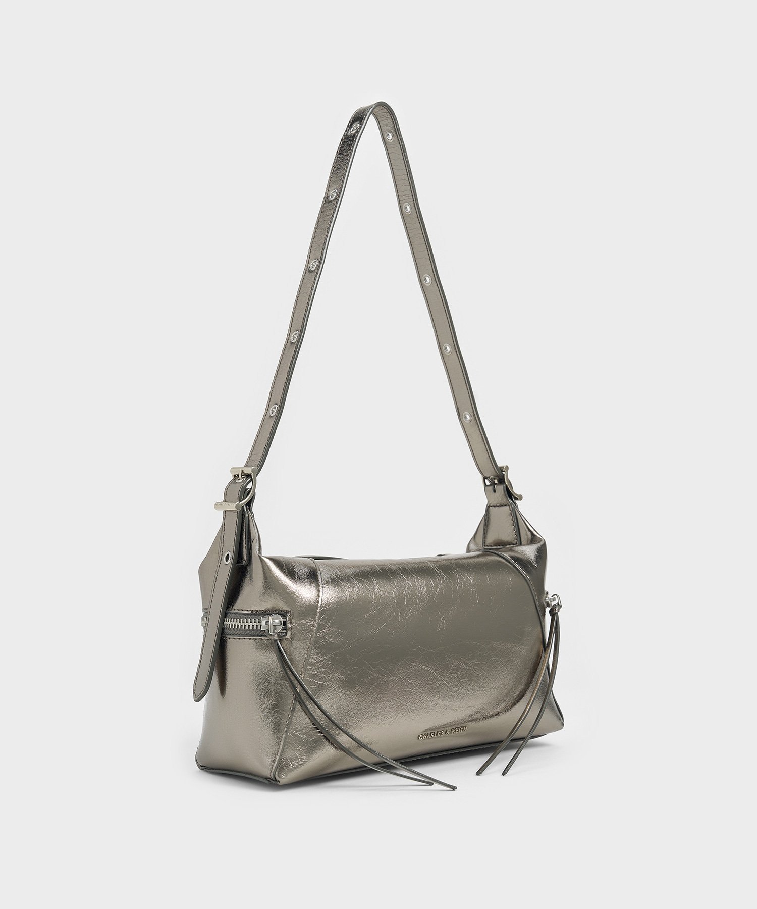 CHARLES & KEITH｜Xylia ザイリア ホーボーバッグ | Rakuten Fashion