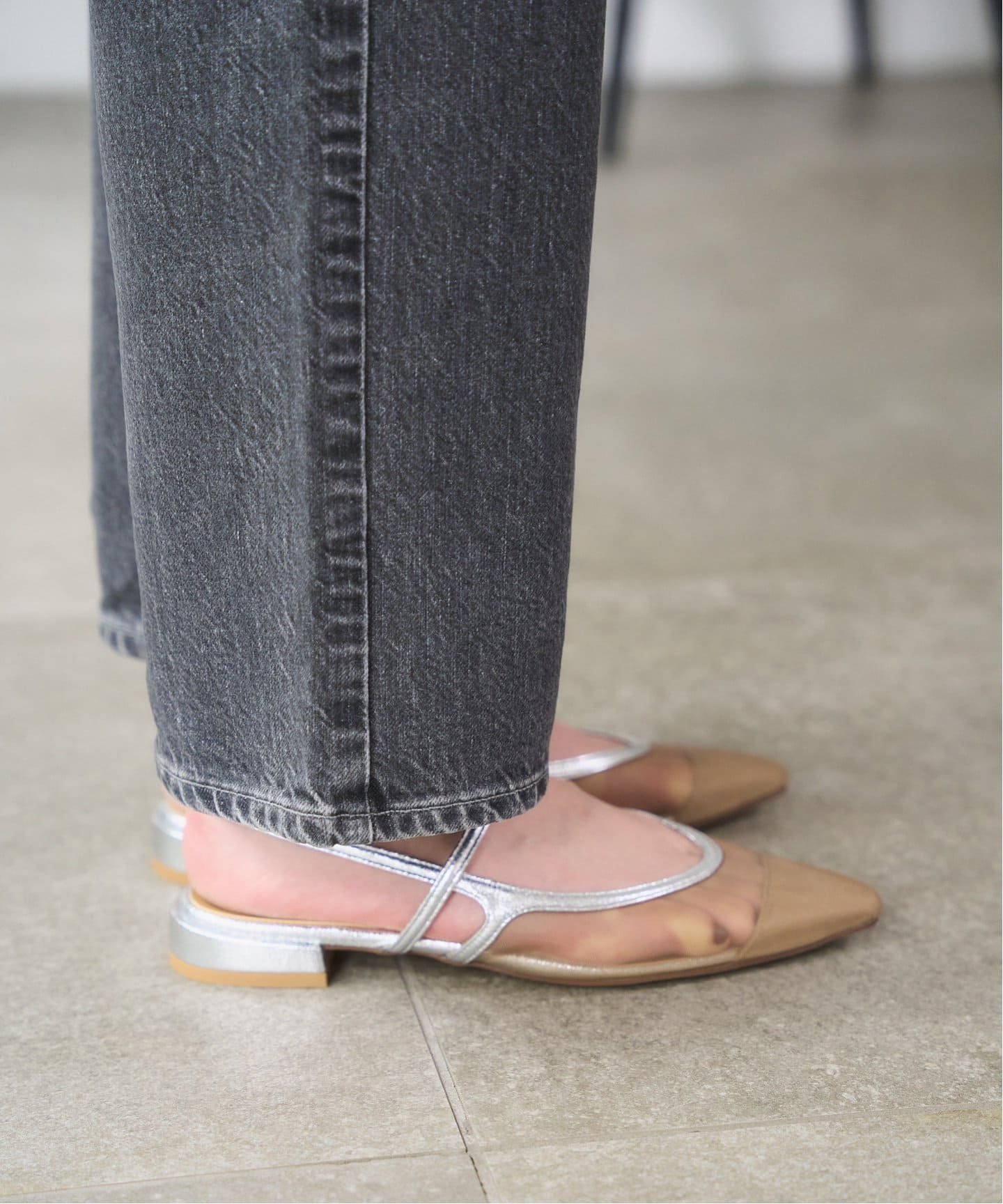 LE TALON｜シアーストラップスリングバック | Rakuten Fashion(楽天