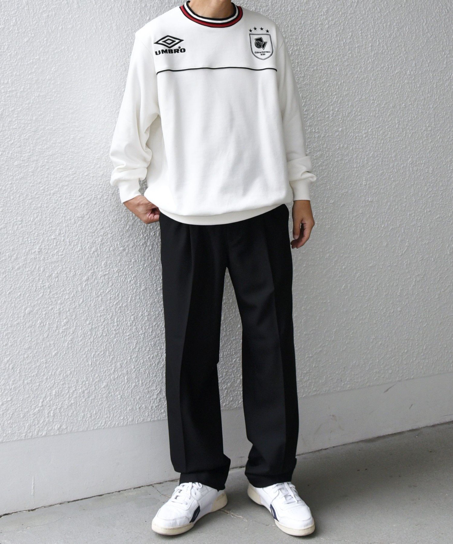 SHIPS｜【SHIPS any別注】UMBRO: 90s ロゴ サッカー スウェット