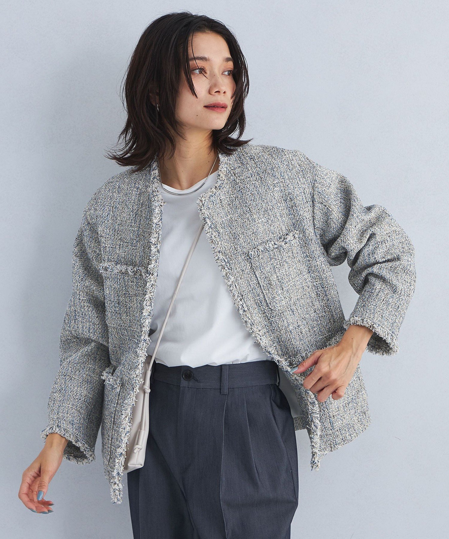 UNITED ARROWS LTD. OUTLET｜[size SHORTあり]ミックスツイードライク