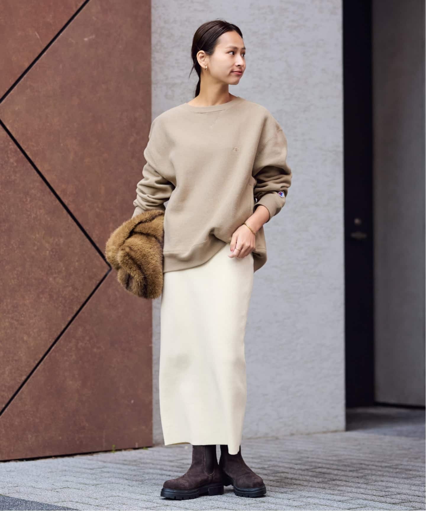 FRAMeWORK｜≪追加≫ダブルジャガードストレートスカート | Rakuten