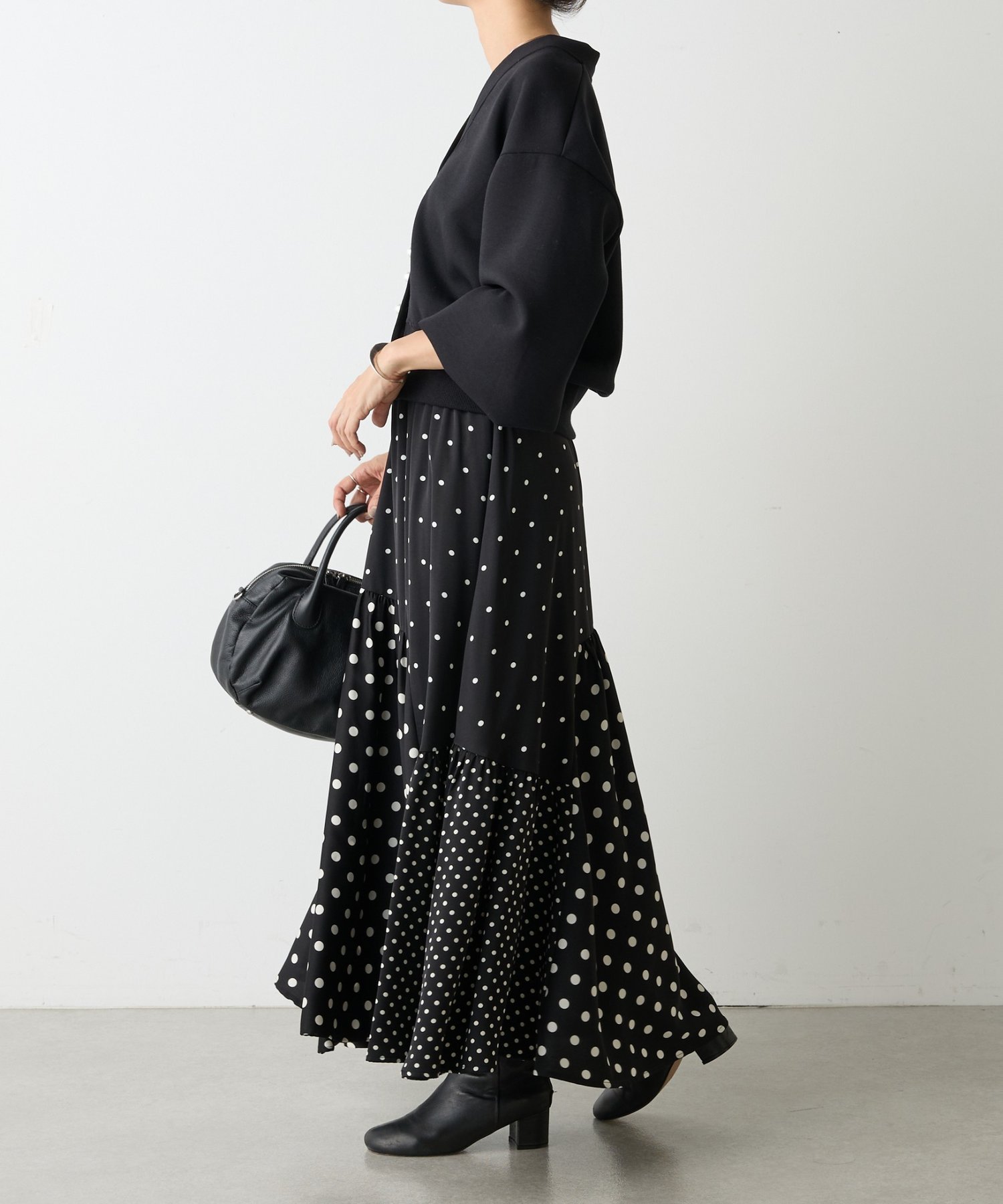 BEARDSLEY｜パール釦ダンボールカーディガン | Rakuten Fashion(楽天