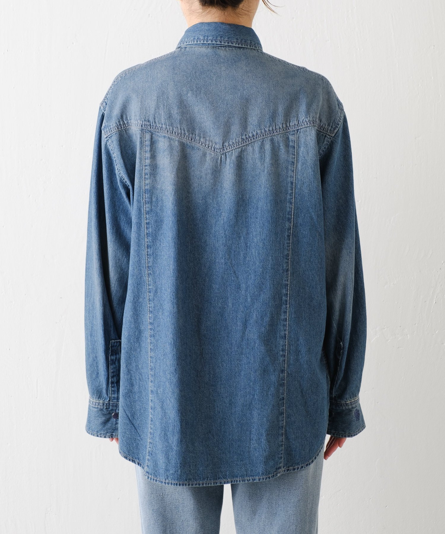 COLLAGE GALLARDAGALANTE｜ボウタイデニムシャツ | Rakuten Fashion