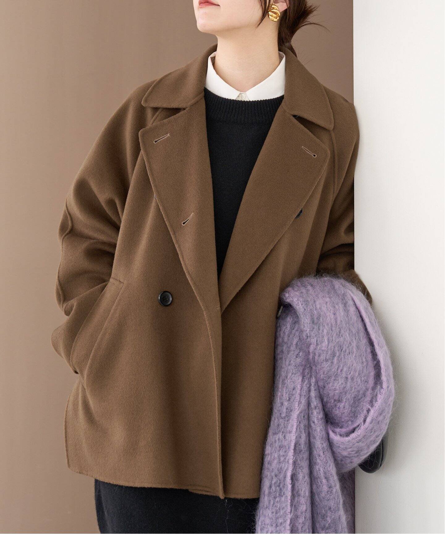 IENA｜《追加2》スーパー160ダブルフェイス ショートコート | Rakuten