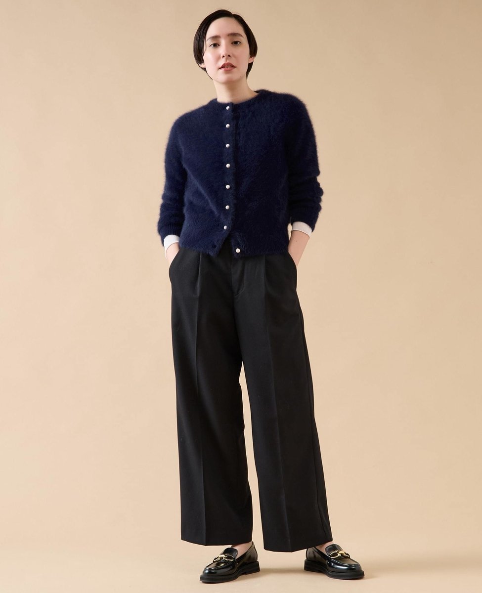 martinique｜FOXカシミヤパールカーディガン(一部WEB限定カラー