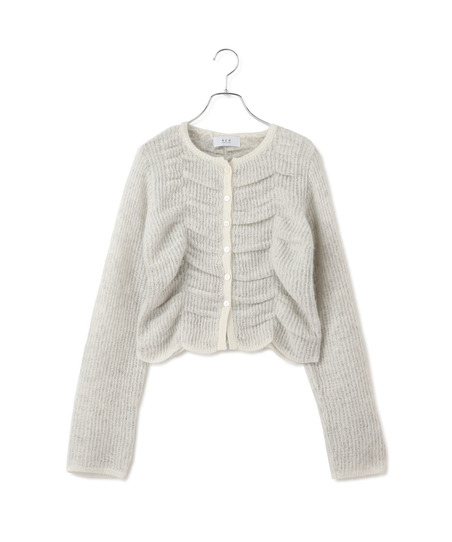 ADAM ET ROPE'｜【WEB限定】ダブルモヘアシャーリングカーディガン