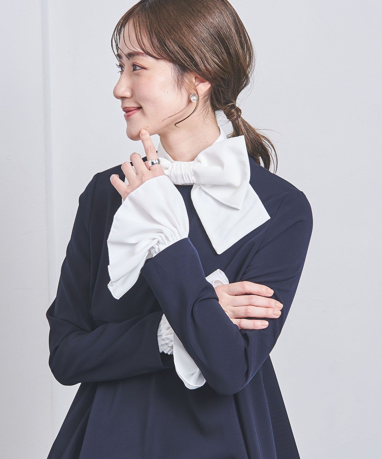 ユナイテッドアローズ 別注　iris47 ボウタイ　リボン　付け襟　カフス 楽天市場】【SALE／80%OFF】【別注】＜IRIS 47＞BOW カラー/付け襟