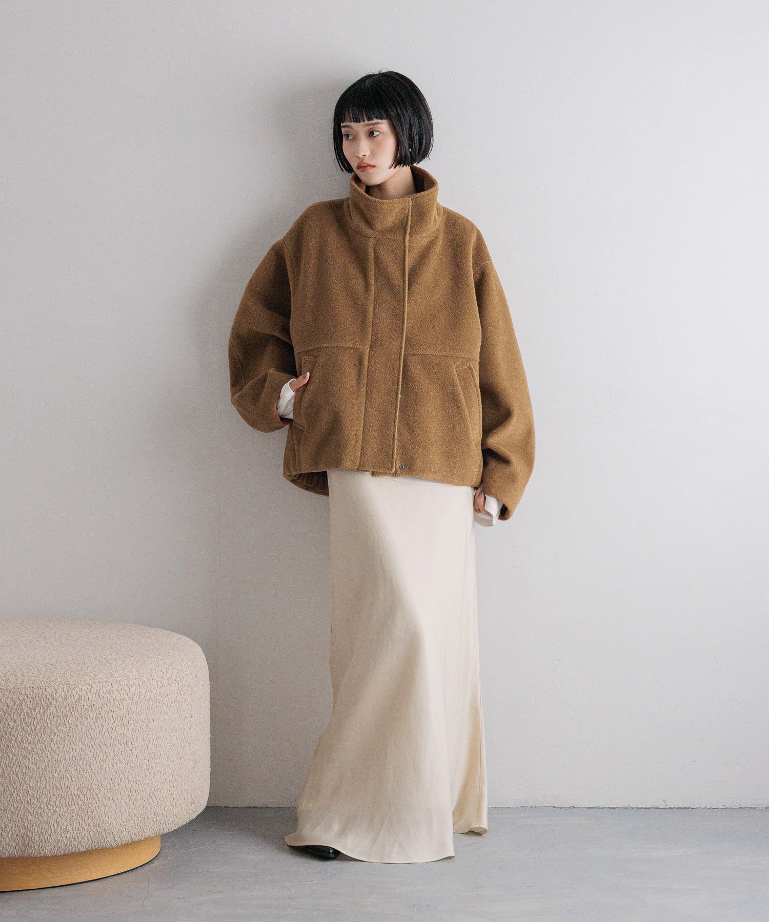 LOWRYS FARM｜ウーリーテックスタンドブルゾン | Rakuten Fashion(楽天