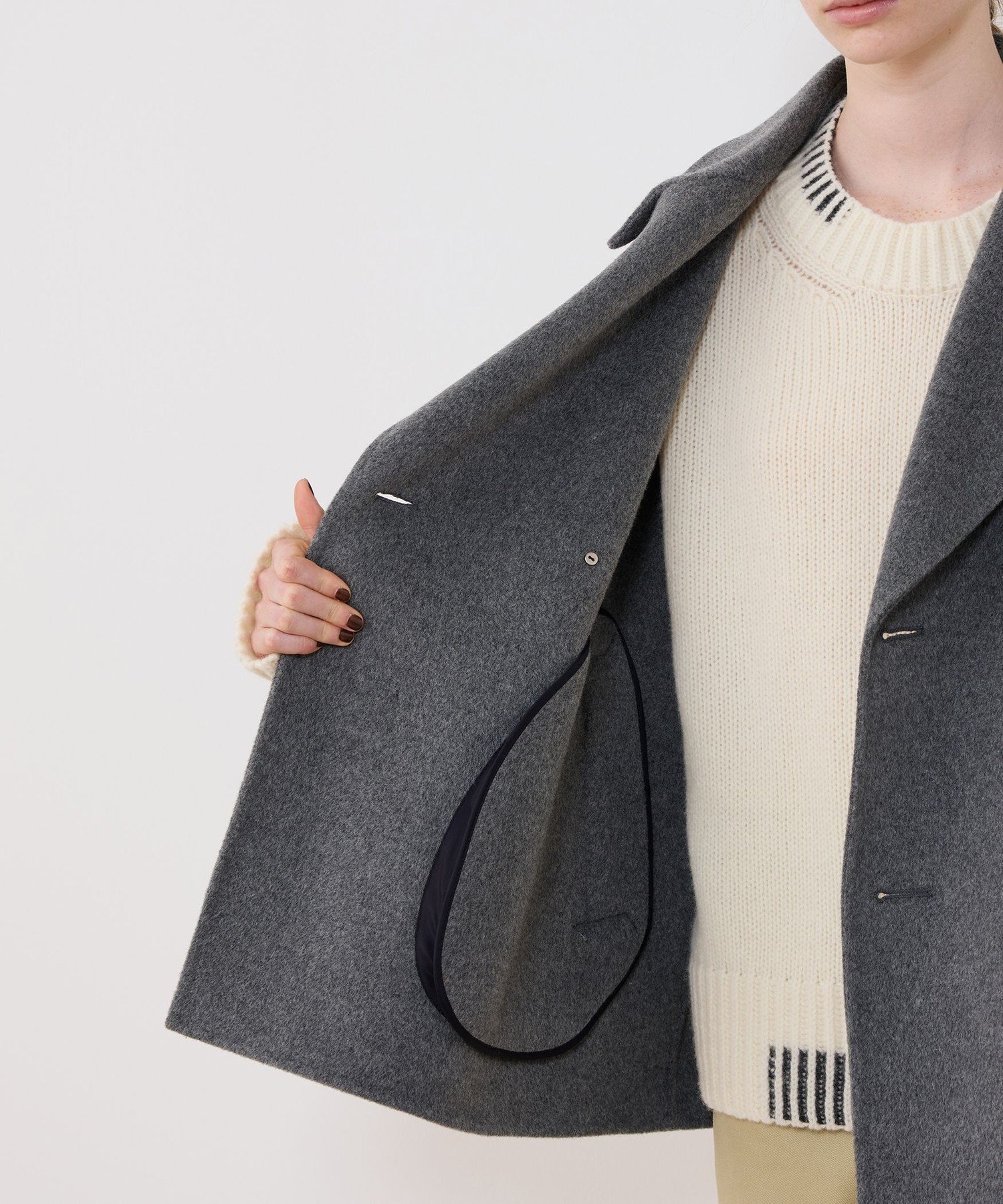 TOMORROWLAND｜ウールカシミヤダブルフェイス Pコート | Rakuten