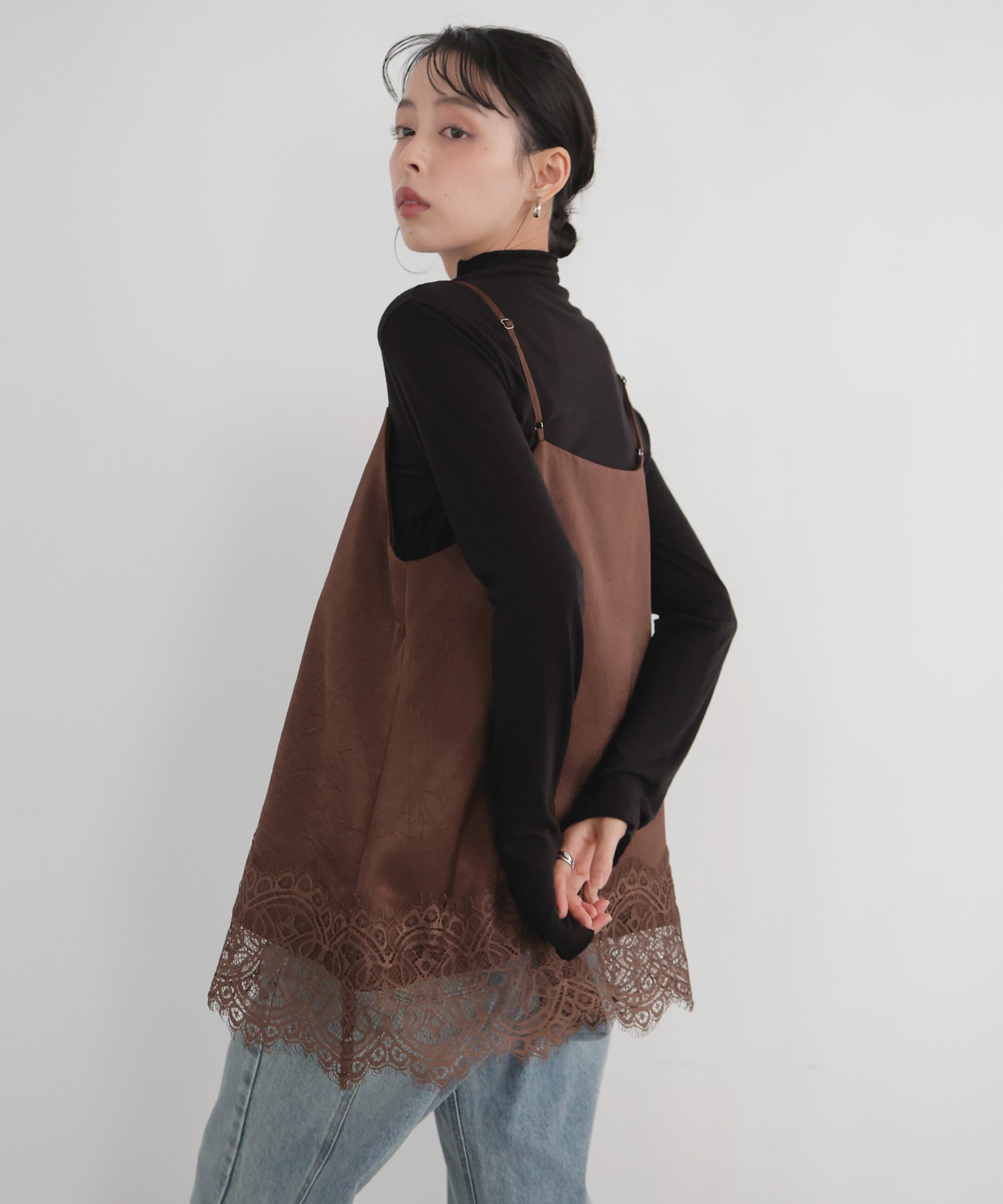 LIAN｜レースサテンキャミ | Rakuten Fashion(楽天ファッション／旧