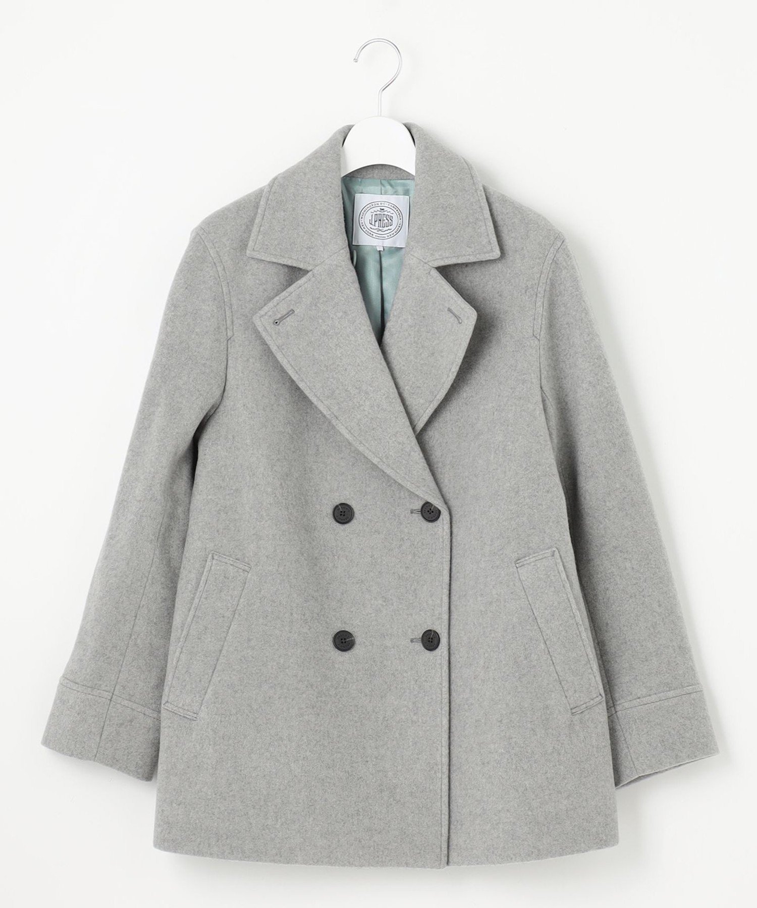 J.PRESS｜Jackal 140sソフトメルトン Pコート | Rakuten Fashion(楽天