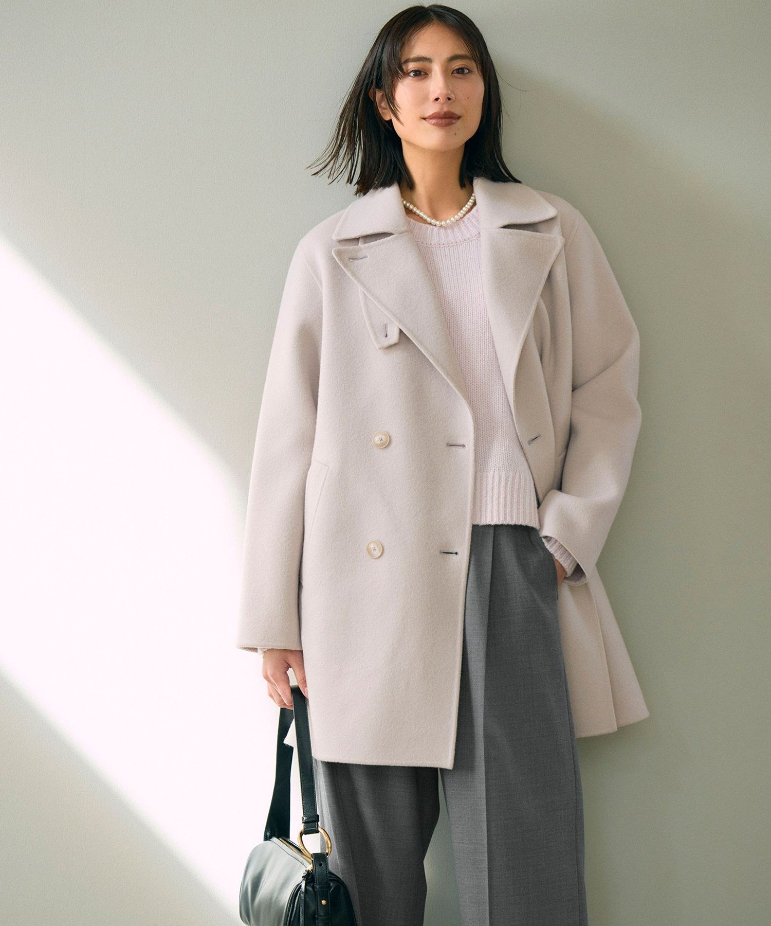 自由区｜ウールリバーダブルブレストコート | Rakuten Fashion(楽天