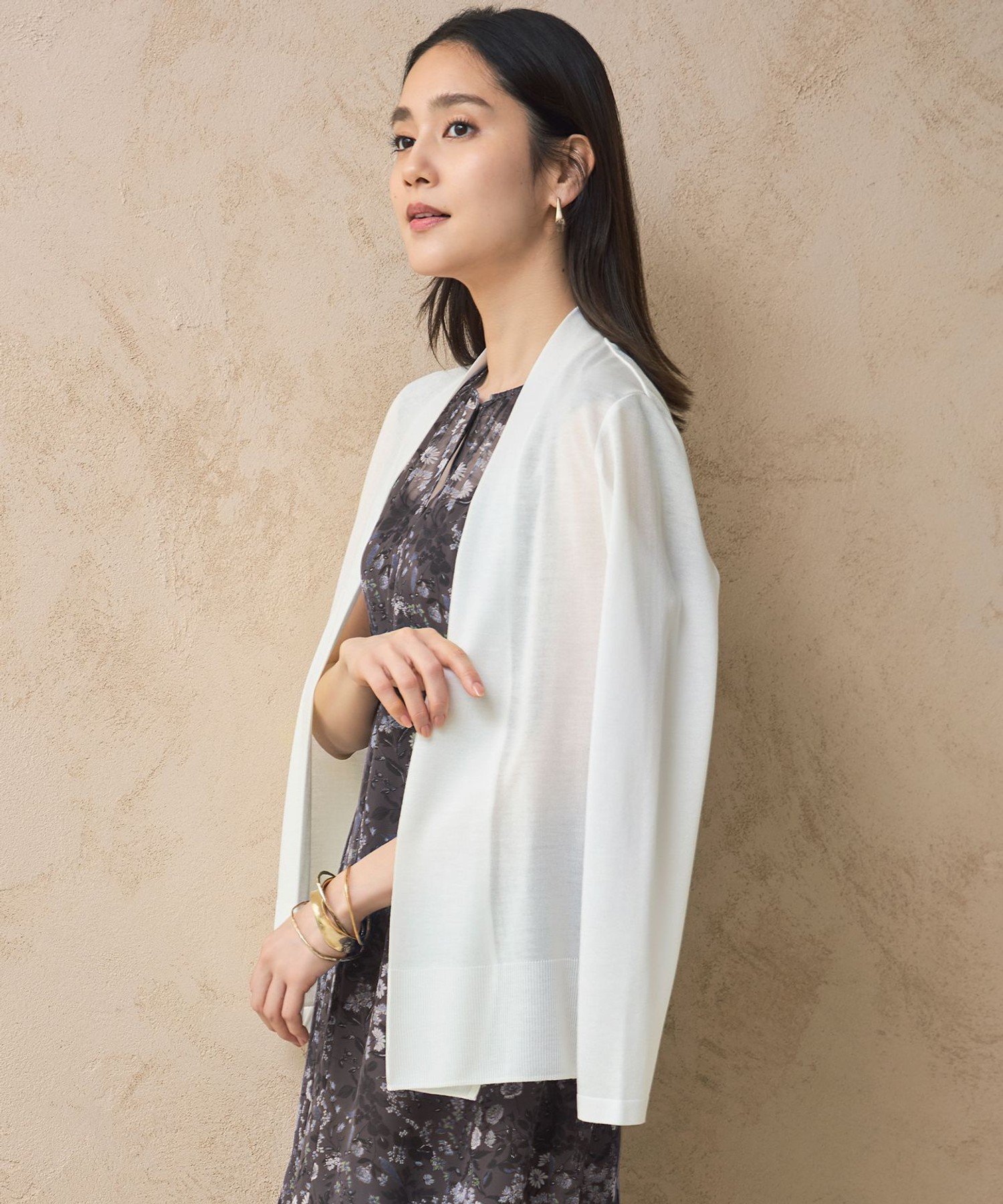 自由区｜【接触冷感・UVケア・洗える】ファンクショナル カーディガン