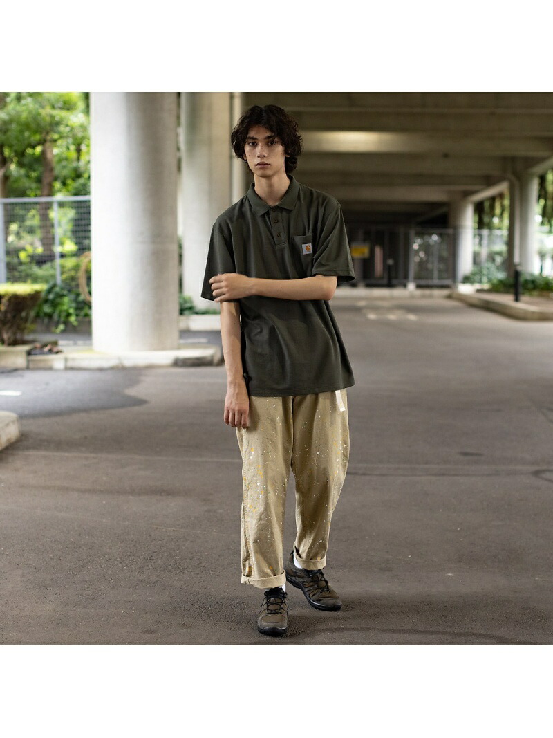 美品】MASTER&CO. マスターアンドコー チノ ペンキ加工 ベージュ 美品