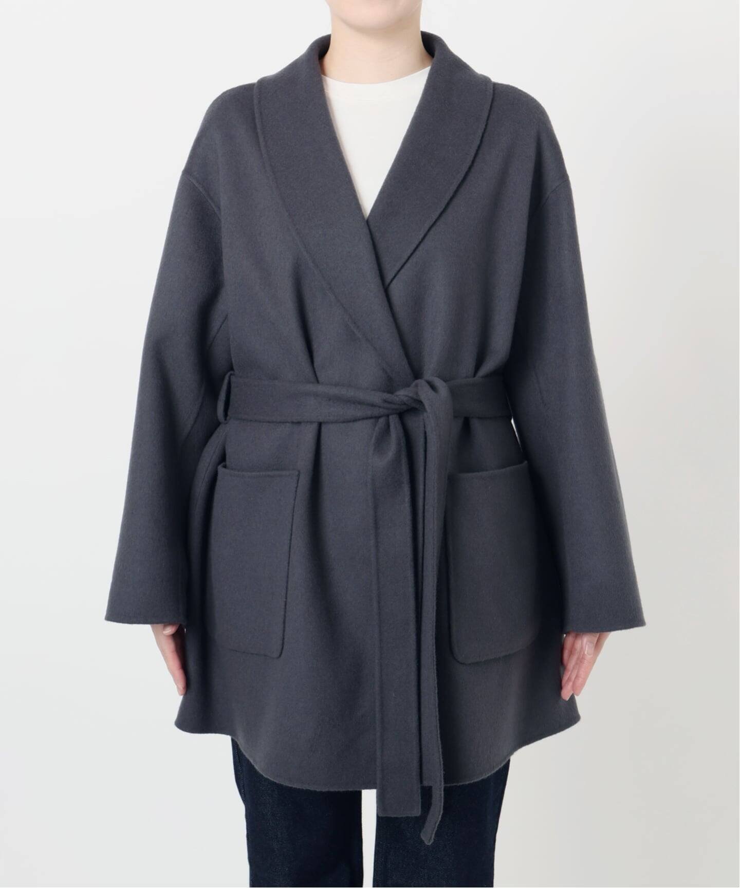 SLOBE IENA｜SUPER140 ダブルフェイスベルテッドコート | Rakuten