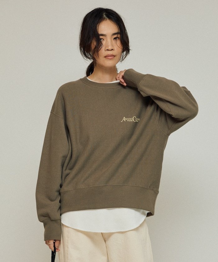 FREAK'S STORE｜別注 ワンポイントロゴ クルーネックスウェット 25AW