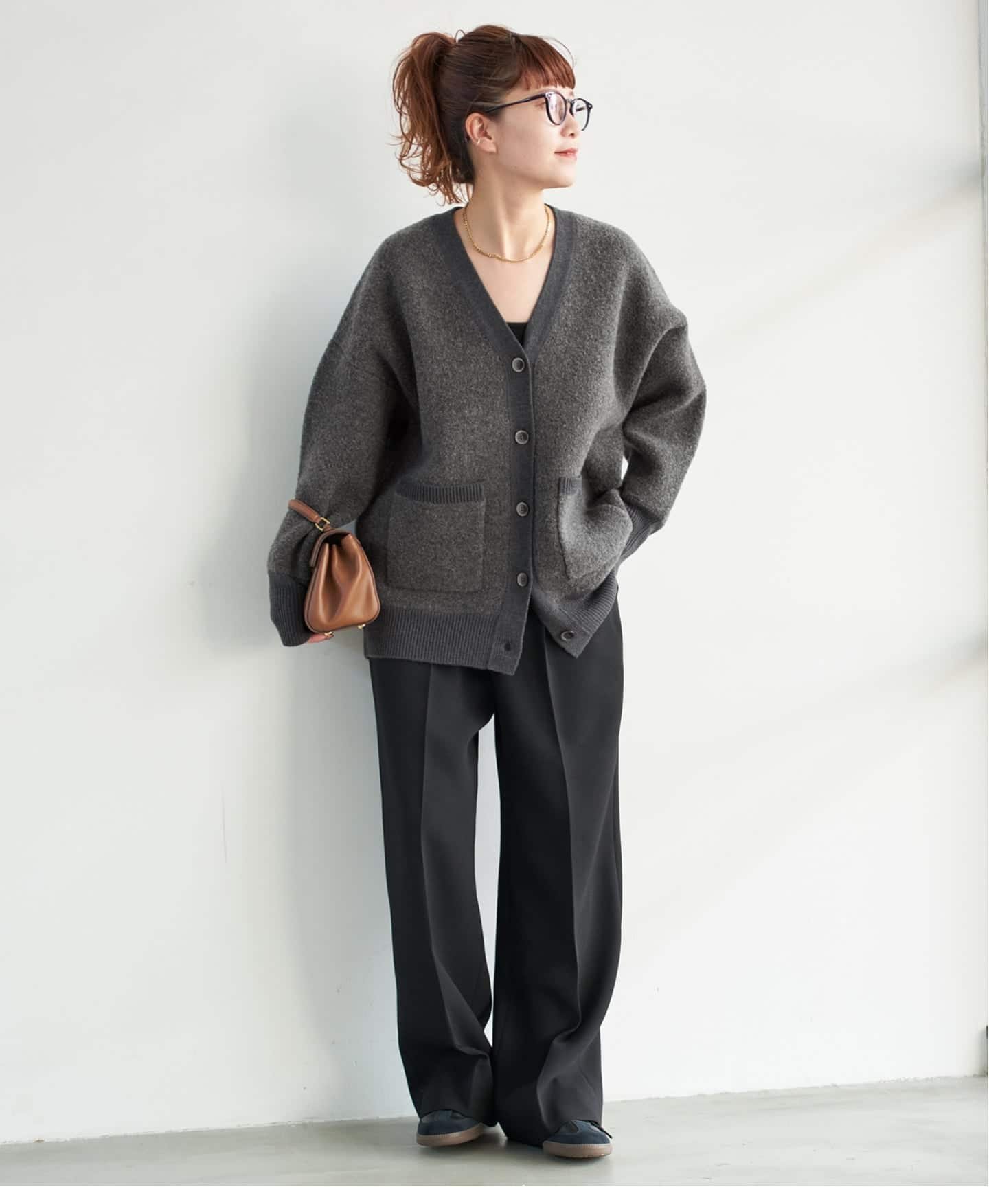 Spick & Span｜《追加》ブークレダブルフェイスカーディガン | Rakuten