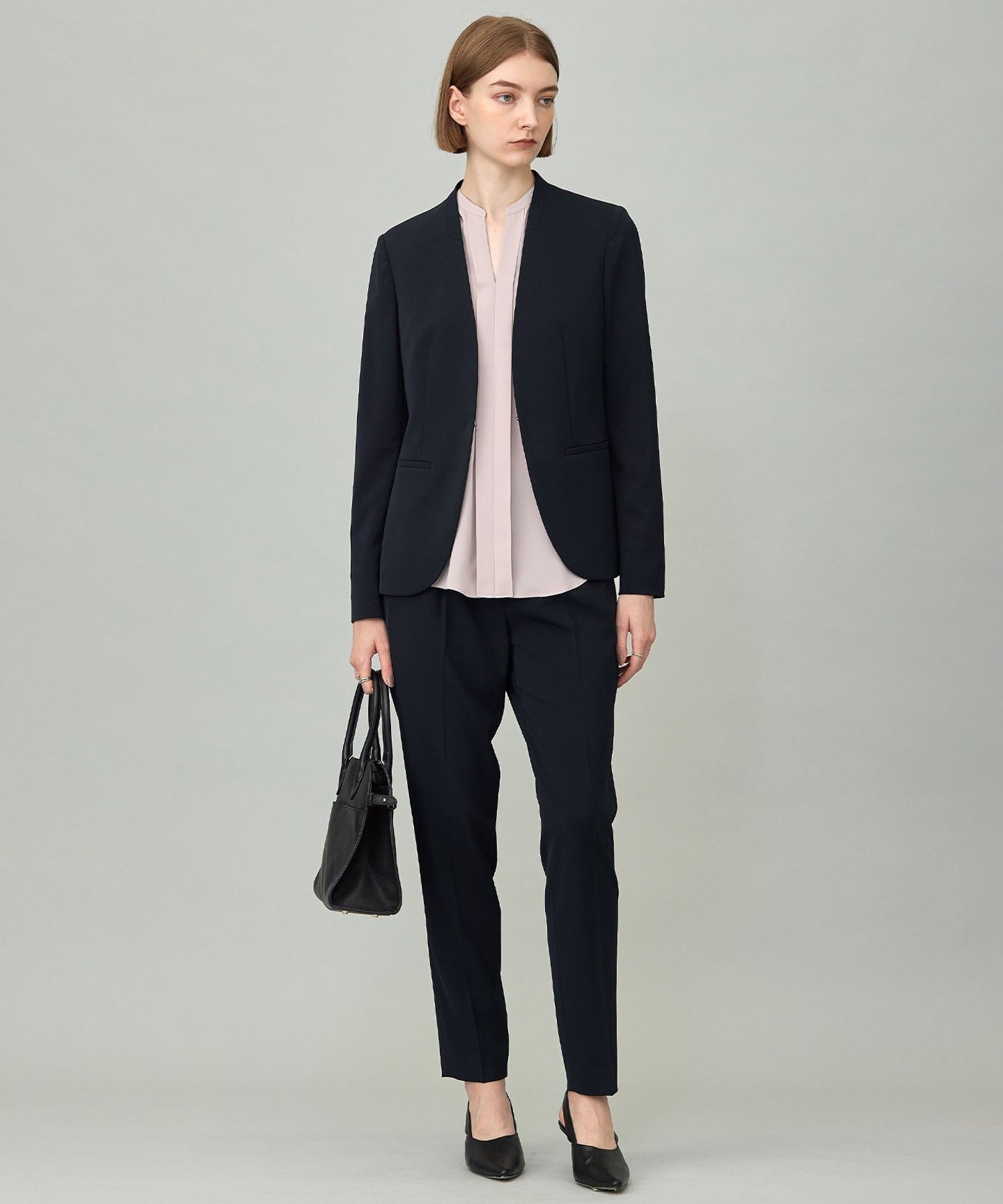 ICB｜【防シワ・速乾・洗える】Fied ノーカラージャケット | Rakuten