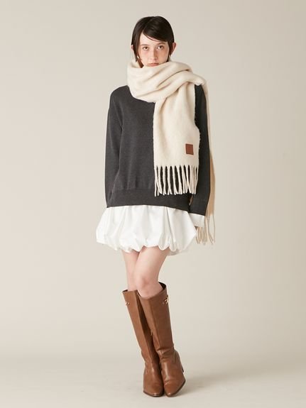 LILY BROWN｜ニットドッキングバルーンワンピース | Rakuten Fashion