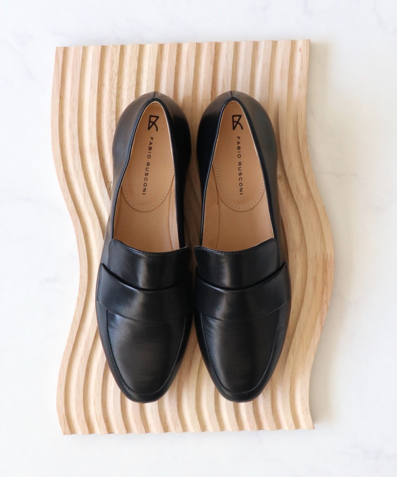 INTER-CHAUSSURES｜【FABIO RUSCONI】モカデザインレザーシューズ