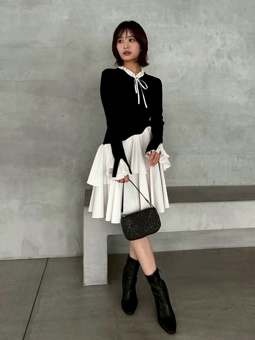 SNIDEL｜Sustainableドッキングミニニットワンピース | Rakuten