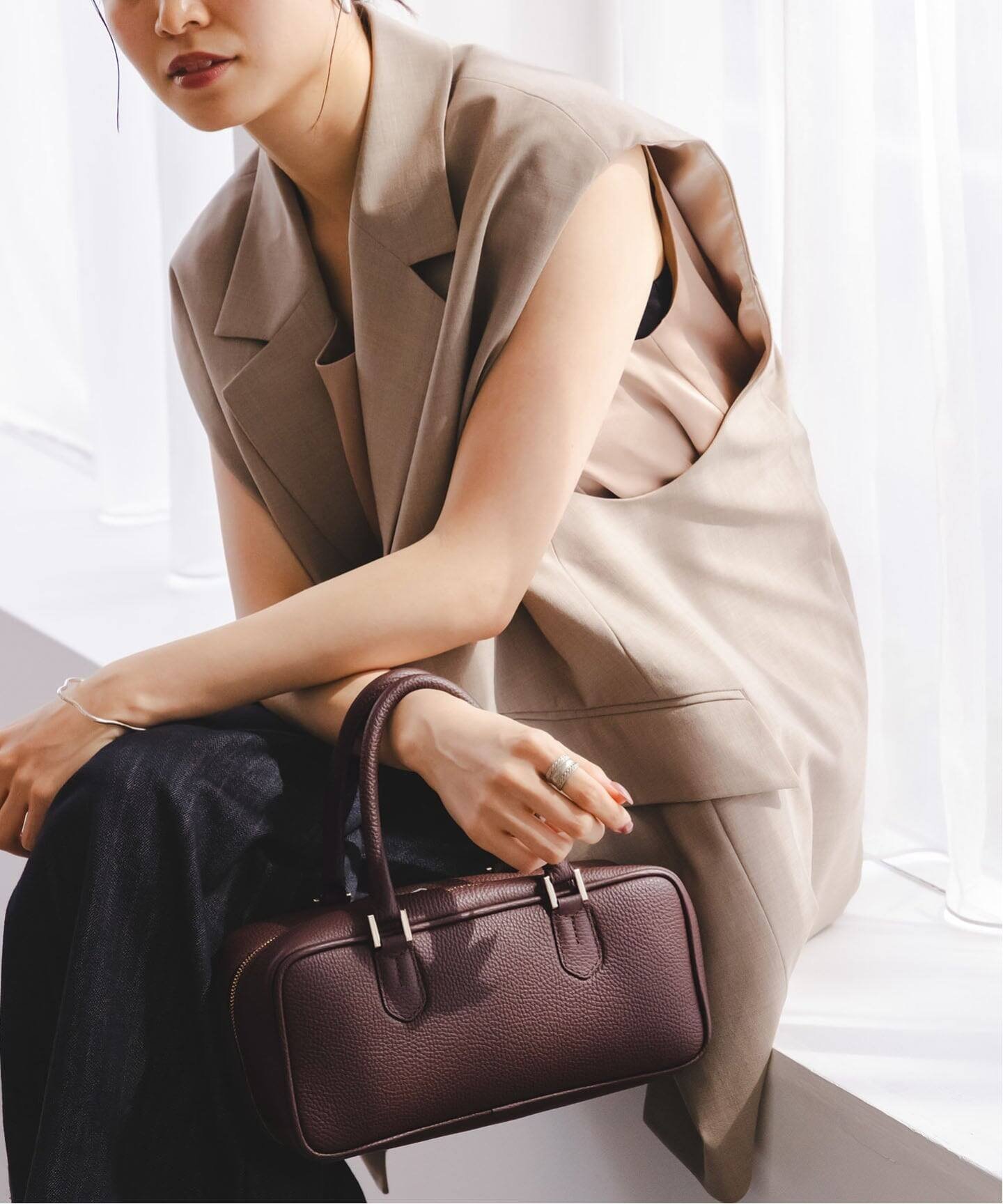 NOBLE｜《追加2》LORISTELLA/ロリステッラ スクエアボストンバッグ