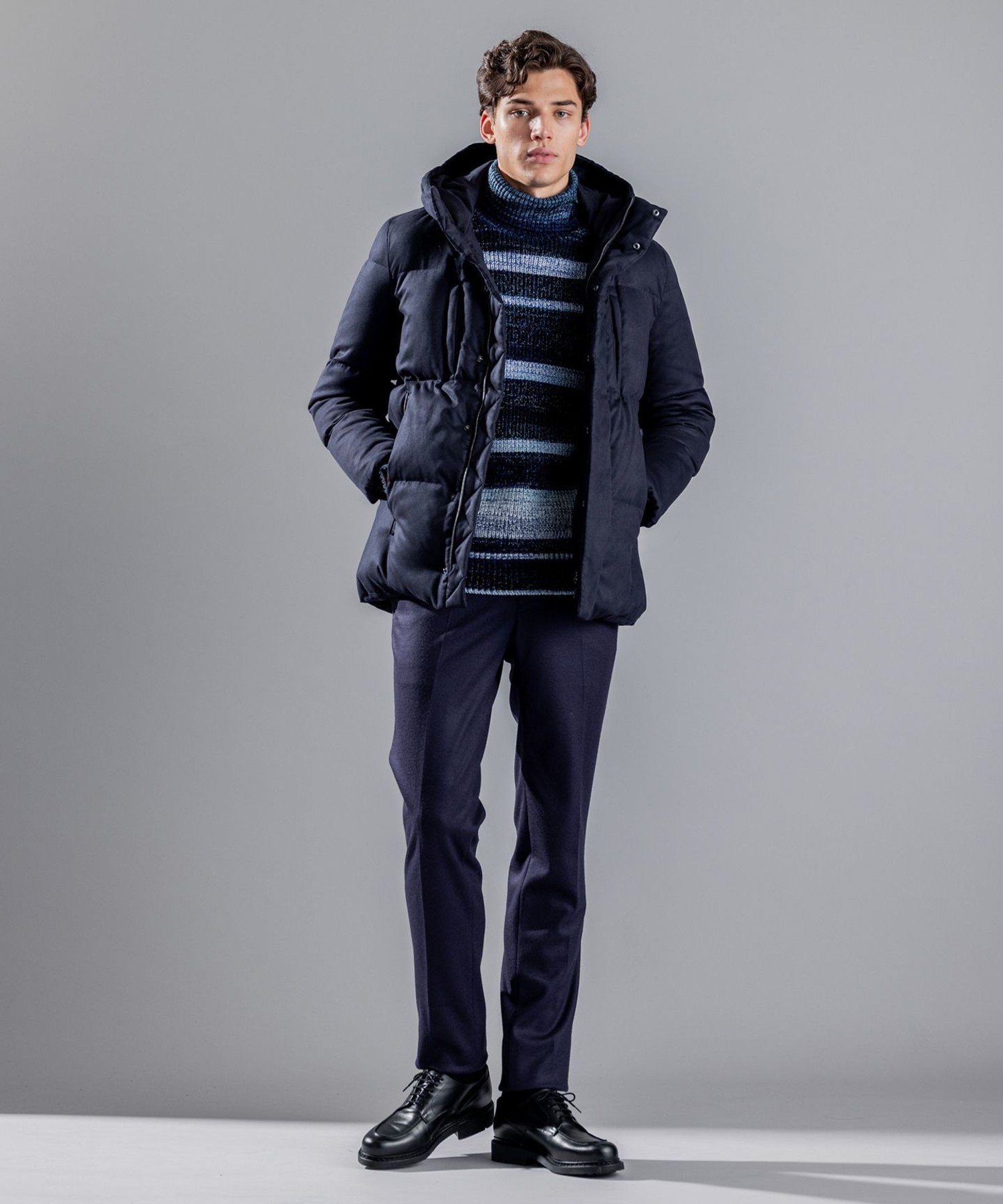 JOSEPH HOMME｜【LEON 2月号掲載】グラデーションボーダー