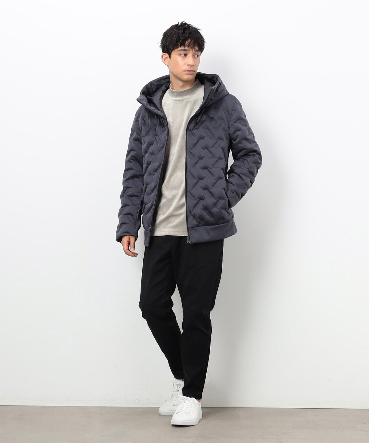 COMME CA ISM｜シームレスダウン フード ブルゾン | Rakuten Fashion