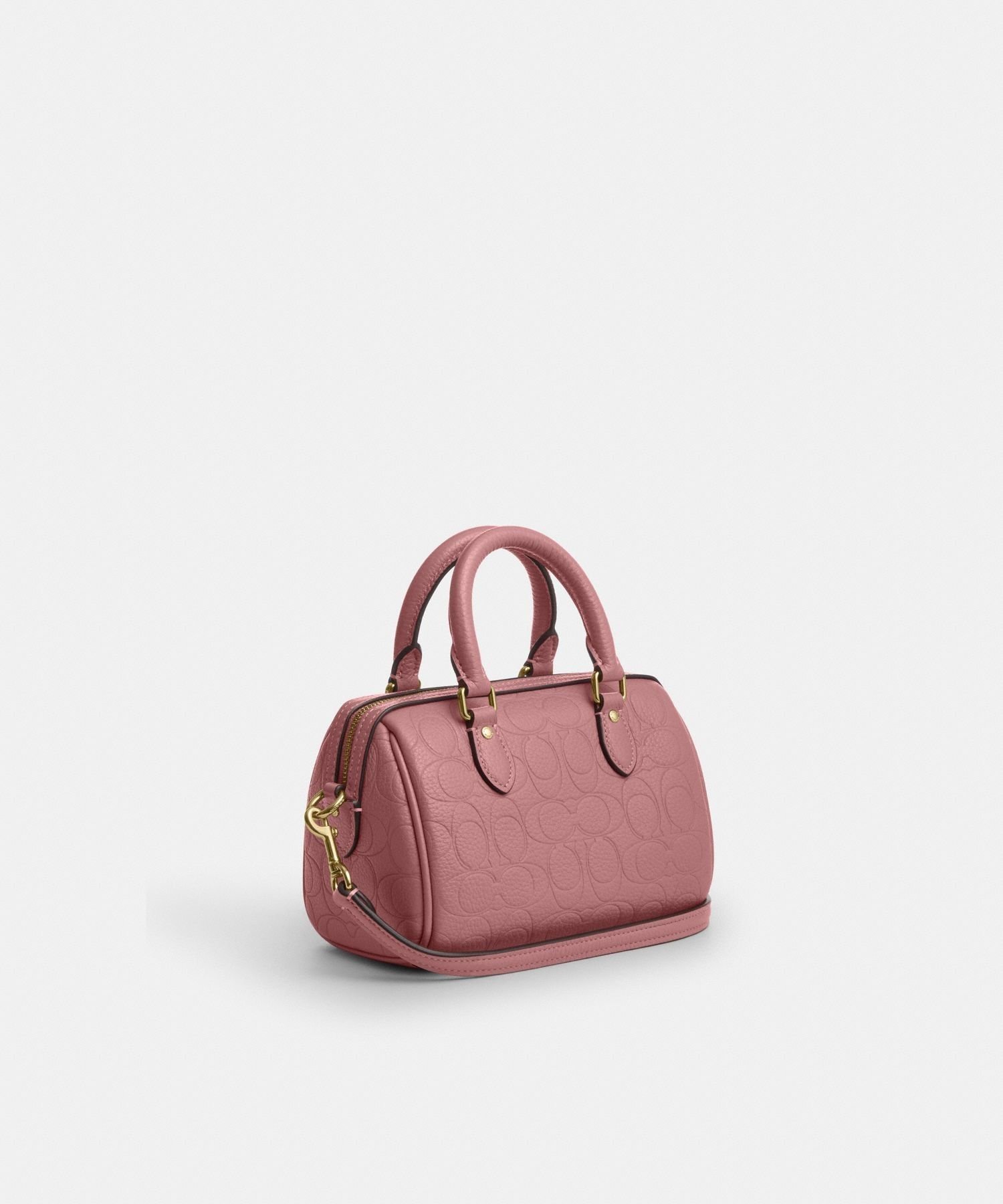 COACH ショルダーバッグ ミニ ローアン クロスボディ チェリー柄