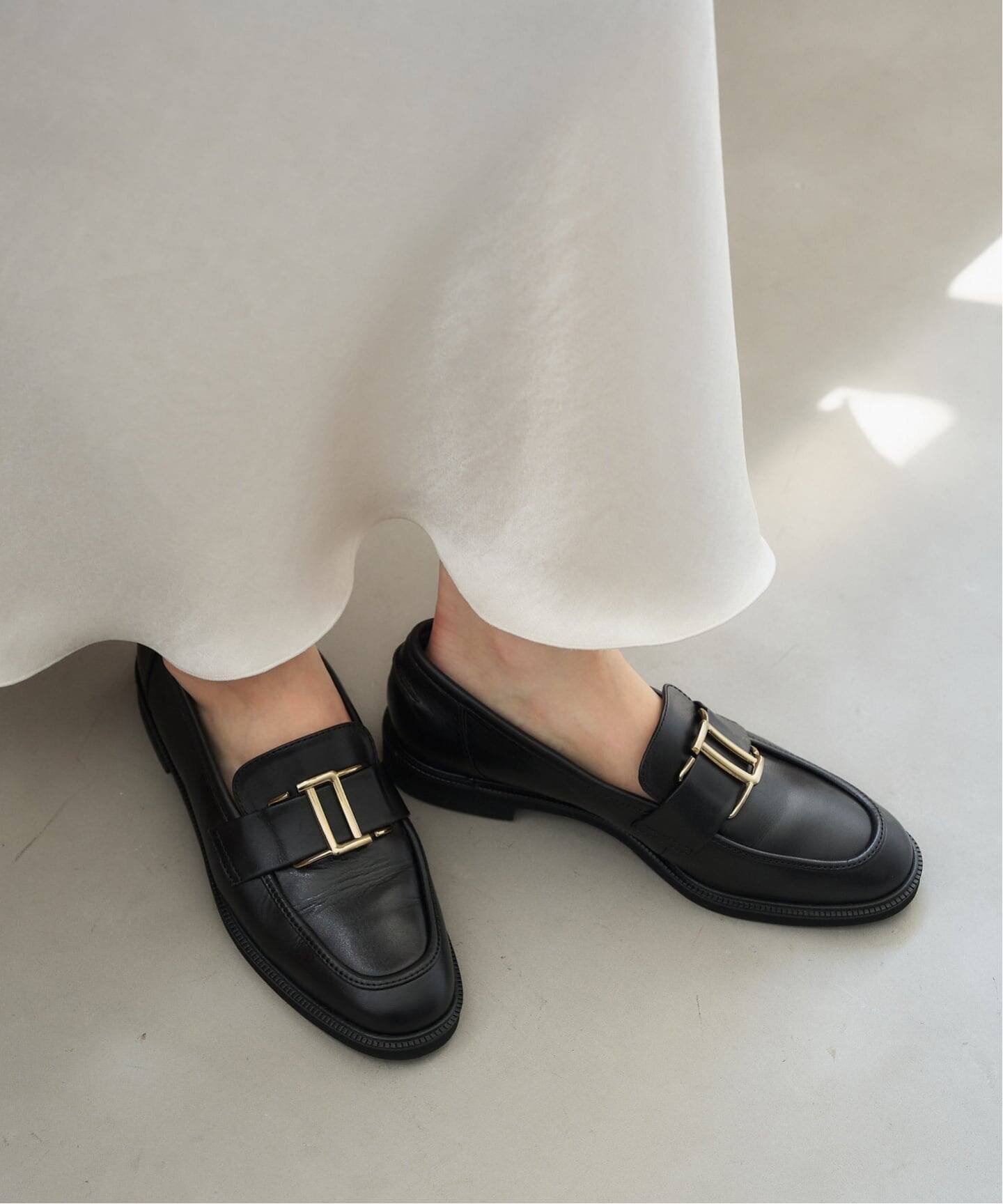 LE TALON｜《追加》レザーメタルモチーフローファー | Rakuten Fashion