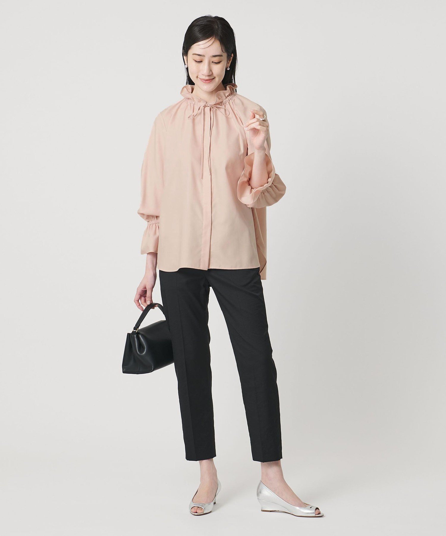 UNITED ARROWS｜フリルカラー フレアスリーブ ブラウス | Rakuten