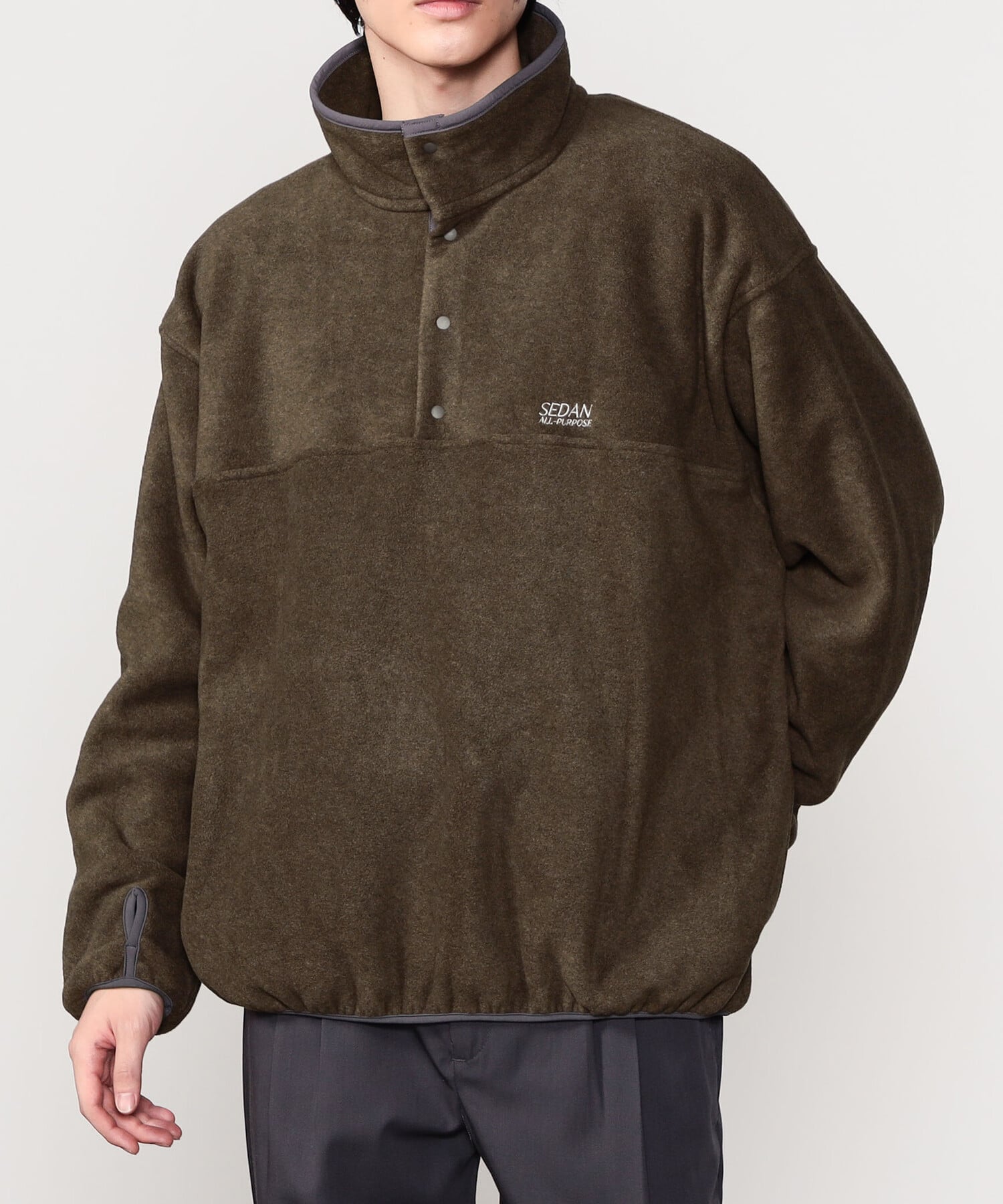 Bshop｜SEDAN ALL-PURPOSE | Fleece Snap Pullover MEN | Rakuten
