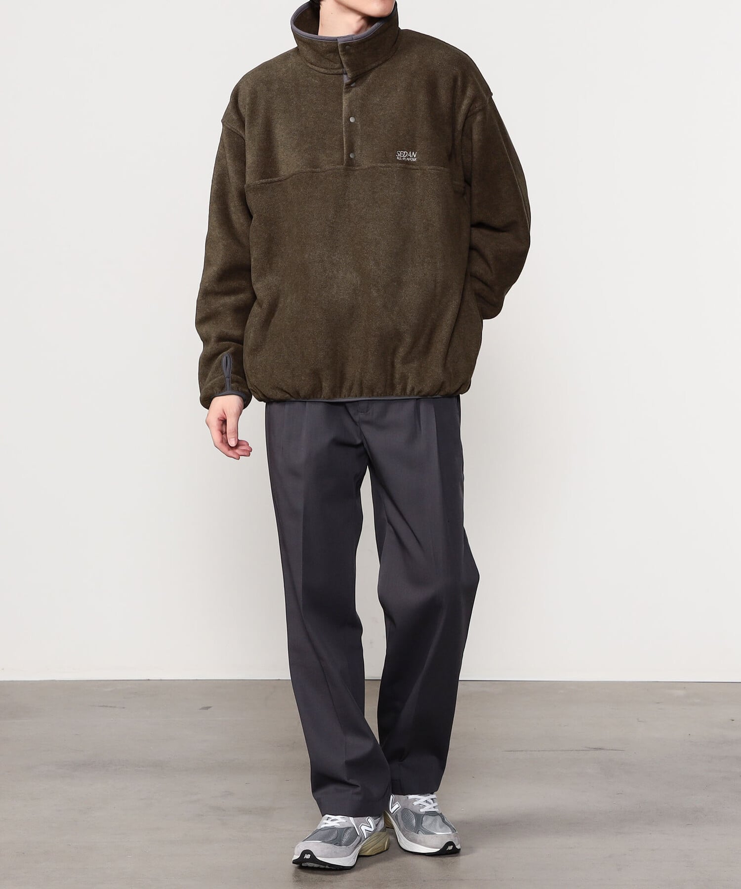 Bshop｜SEDAN ALL-PURPOSE | Fleece Snap Pullover MEN | Rakuten